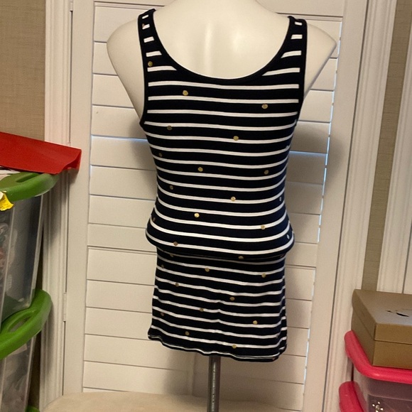 A New Day Black and White Striped Tank Top - Picture 3 of 6
